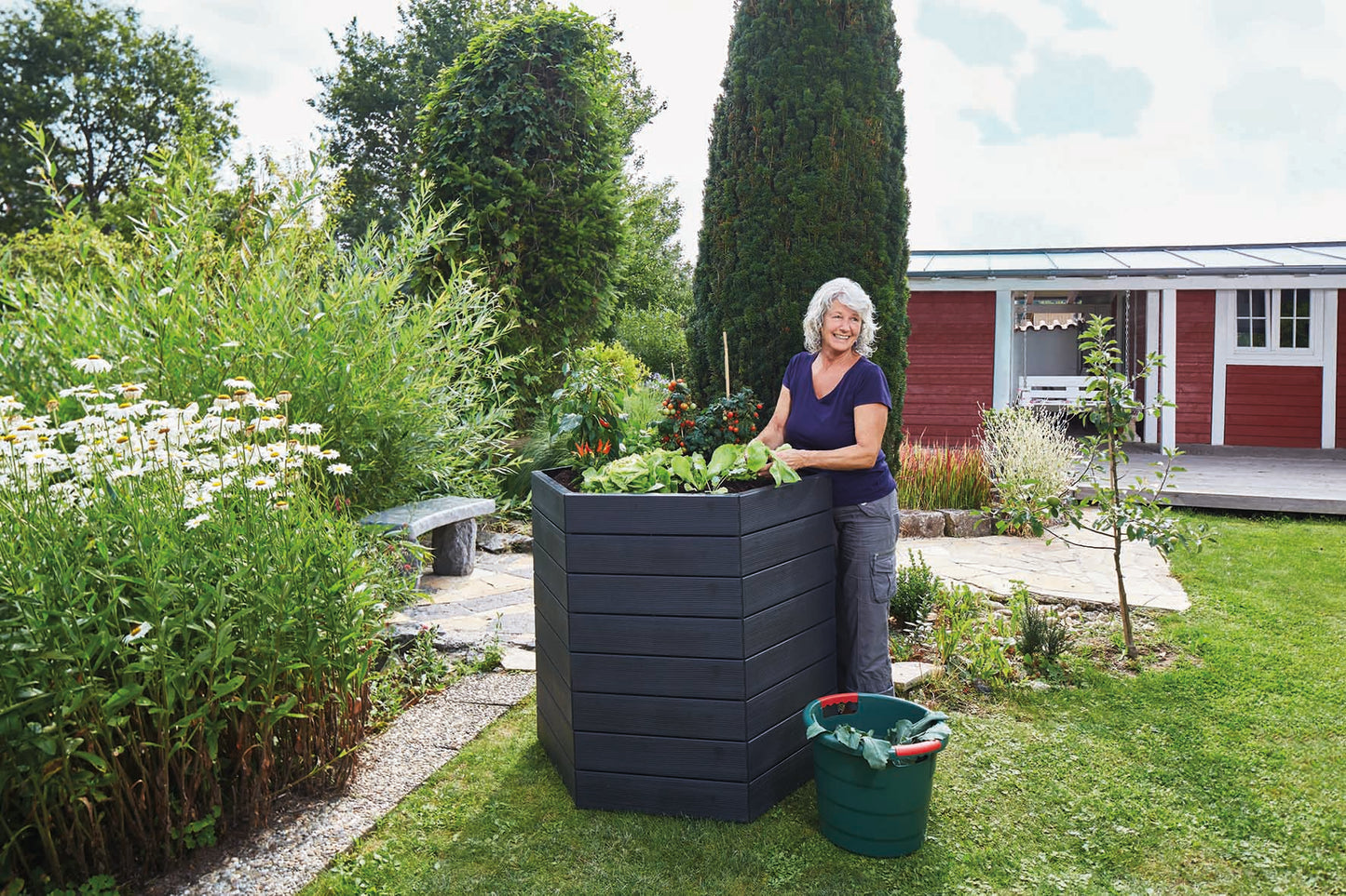 Raised Garden Bed Hexagonal