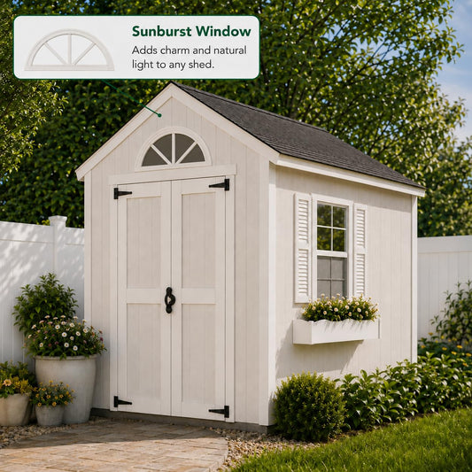 14" & 18" Half Moon Window, Fixed Flush Mount