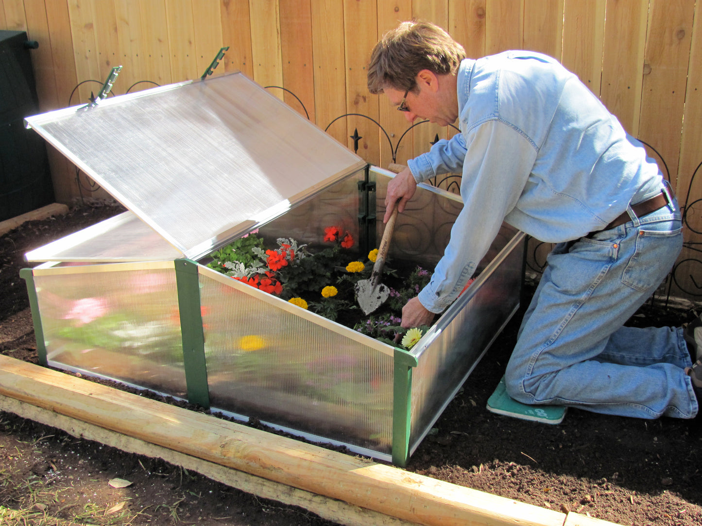 Juwel Double Cold Frame Greenhouse