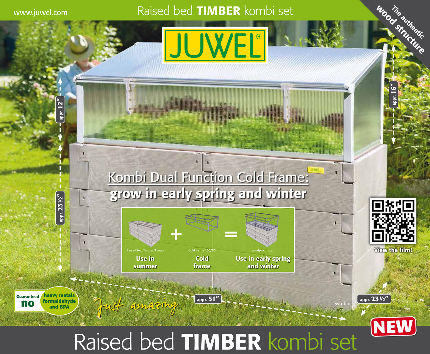 Juwel Mini-Greenhouse Cold Frame