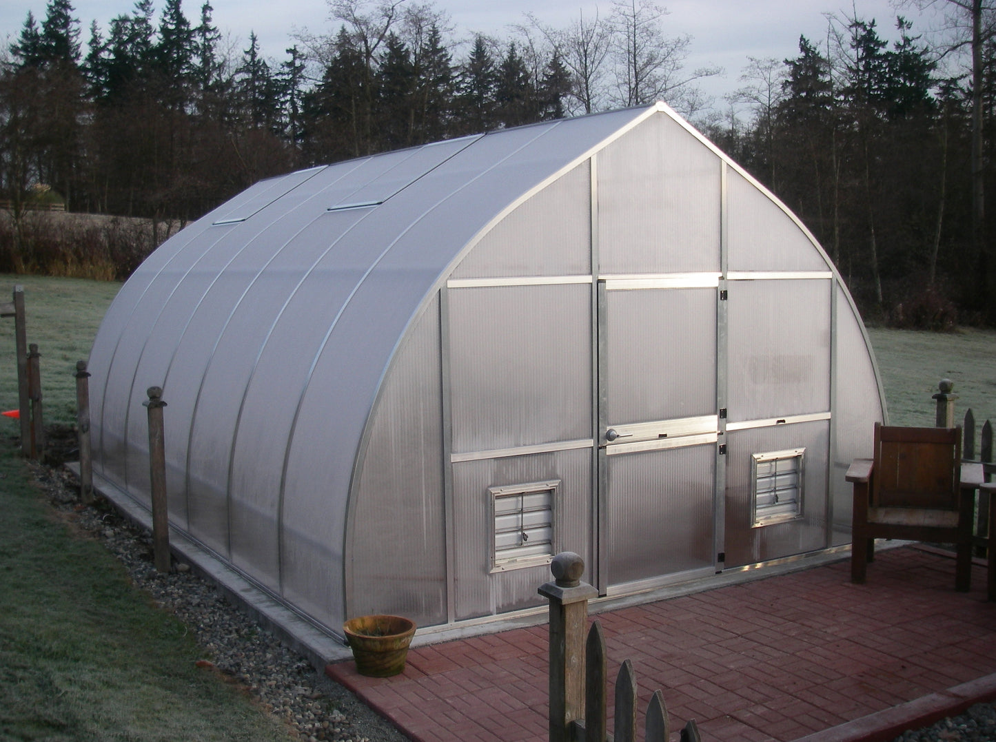 Exaco RIGA Extra Large Polycarbonate Greenhouse 16'5''x14'