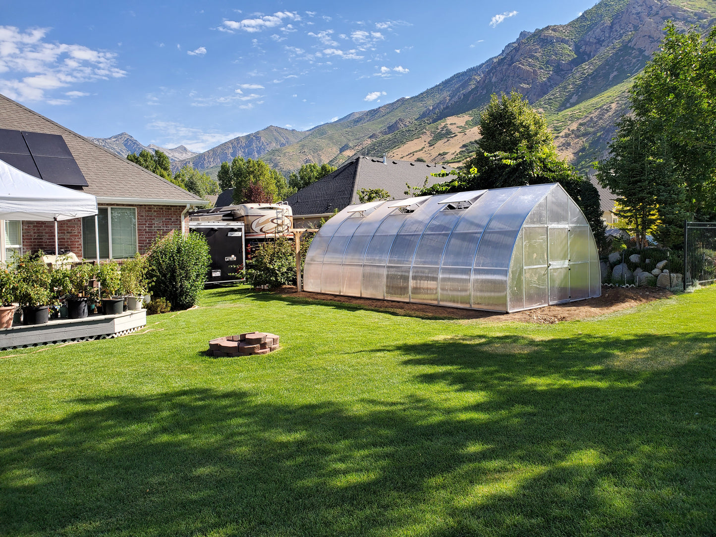 Exaco RIGA Extra Large Polycarbonate Greenhouse 16'5''x14'