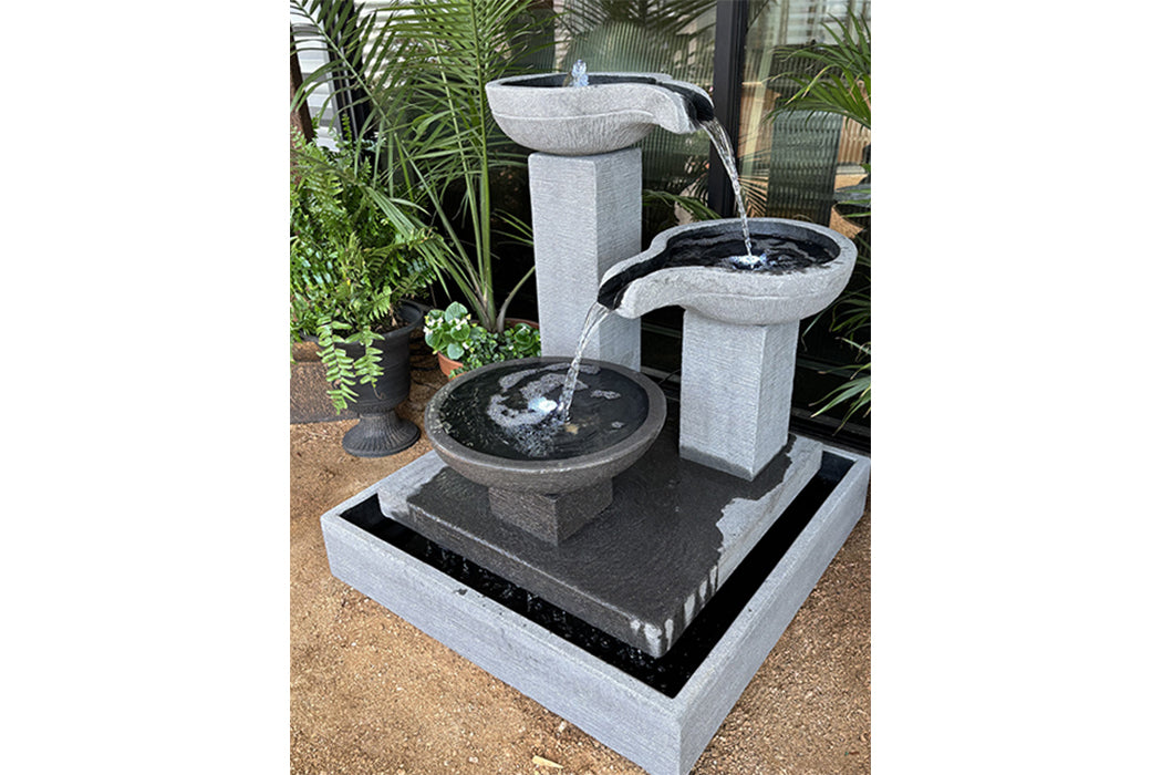 Trio Bowl Tiered Water Feature