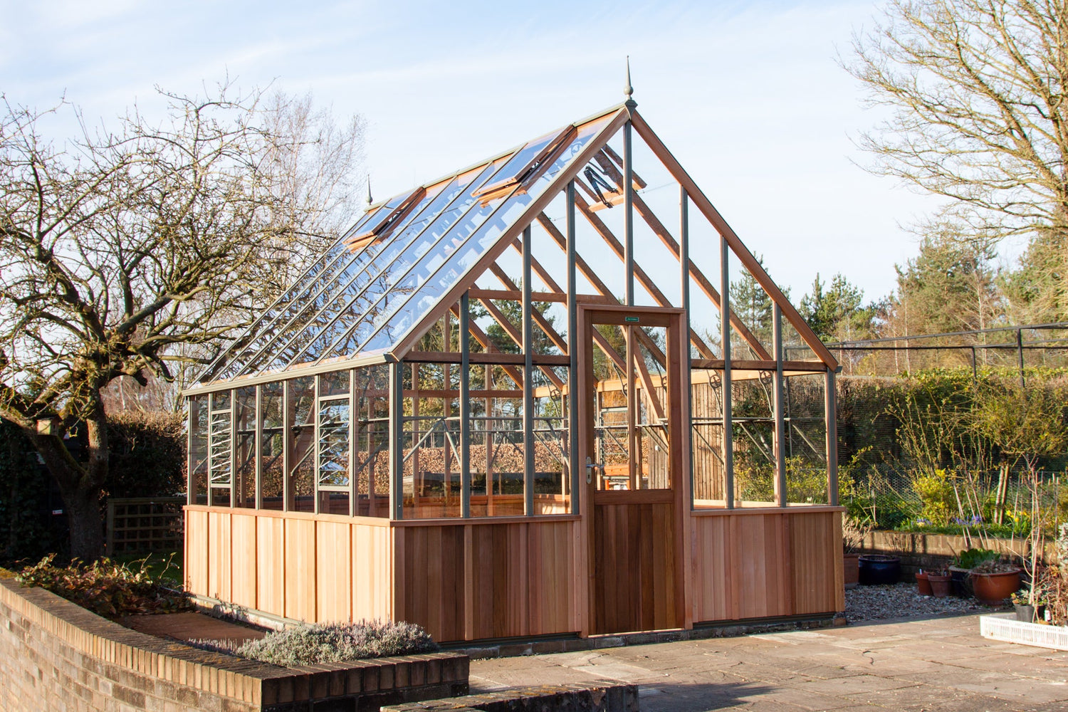 Exaco Cedar Greenhouse Kits