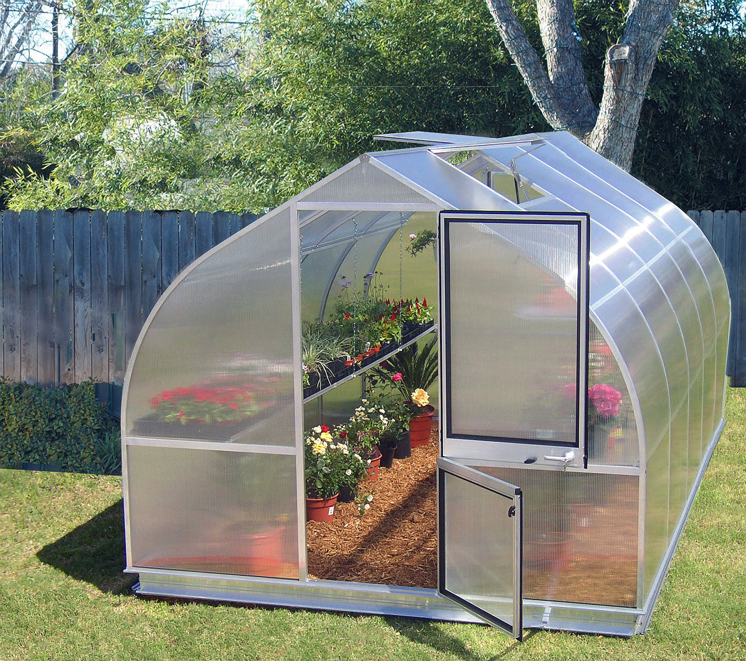 Polycarbonate premium greenhouse