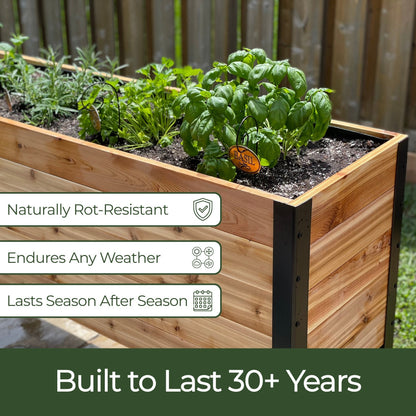 18″ x 18″ Planter Box - 24" TALL