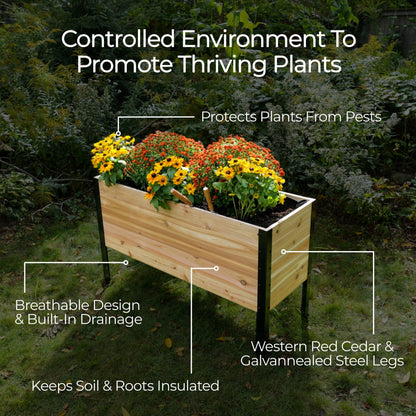 18" x 24" Planter Box - 24" TALL