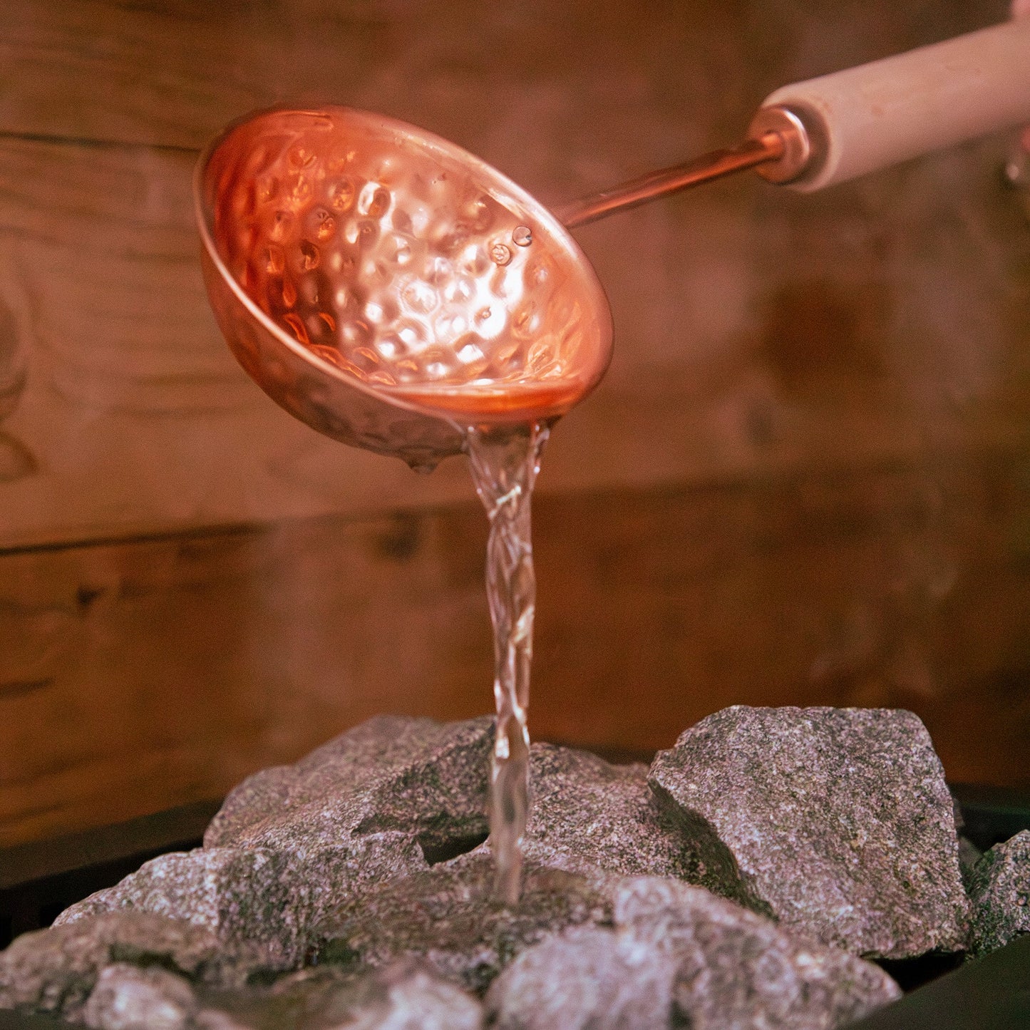 Copper Bucket & Ladle Set