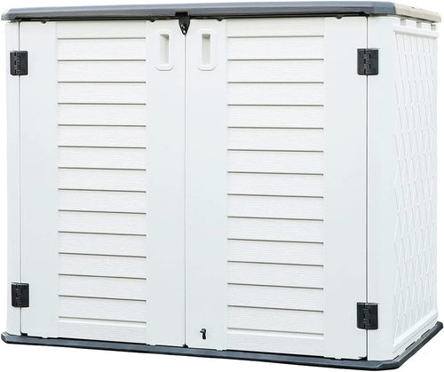 Horti Cubic Outdoor Horizontal Shed 26 cu. ft.