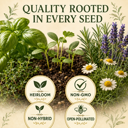 Popular Herb Seeds for Planting | 35 Variety Pack