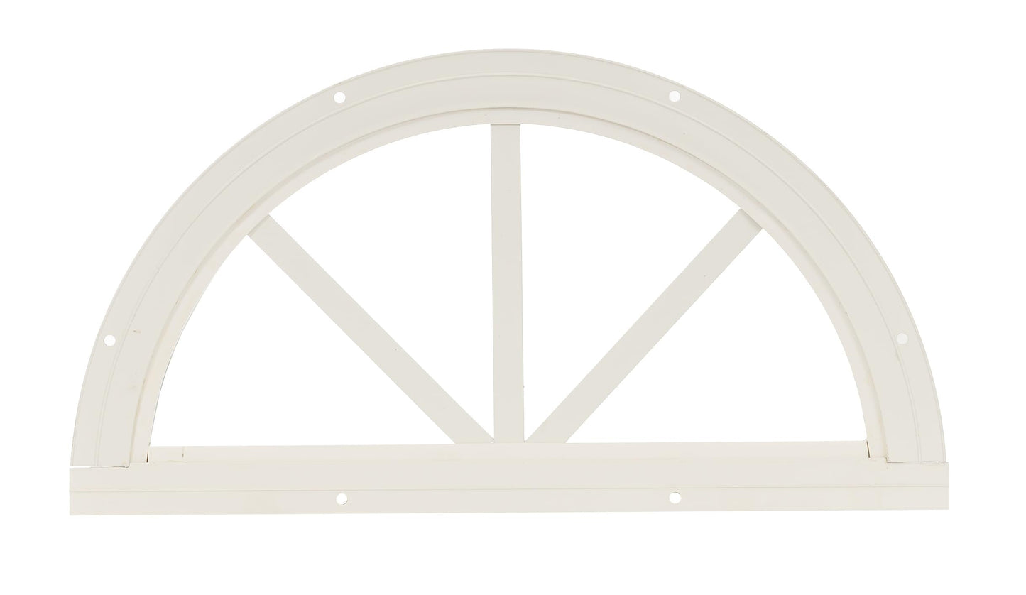14" & 18" Half Moon Window, Fixed Flush Mount