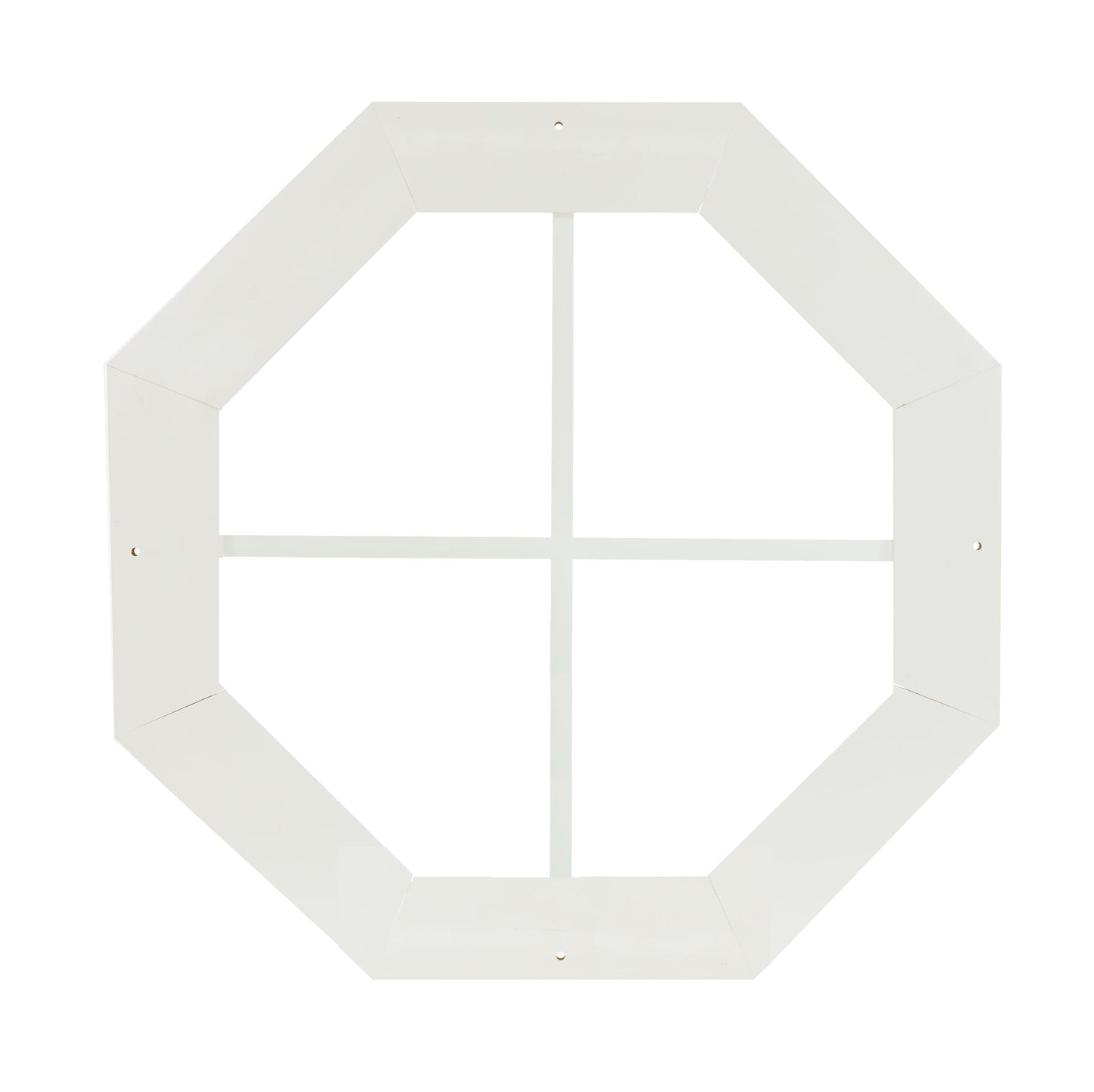 14" & 18" PVC Octagon Gable Window, Fixed Flush Mount