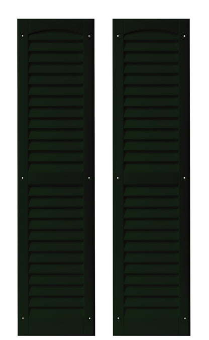 9" x 36" Louvered Shed Shutters, 1 Pair