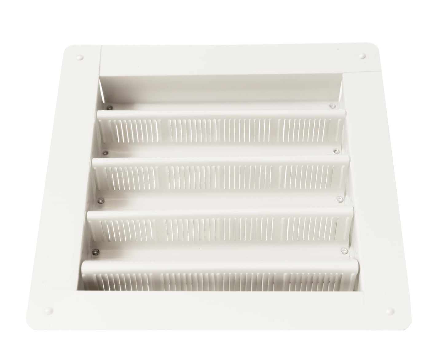 Wall Vent 8" x 8" Flush Mount Aluminum for Sheds, Playhouses, and Chicken Coops 1 PK
