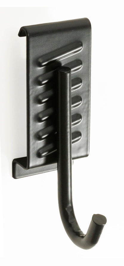 Garden Tool Organization Wall Mounted Storage System, Adjustable, Black Heavy Duty for for Sheds, Garages, and Utility Rooms, 22 PCs: 7 Rails+ 15 Hooks; 1 Set per Box (GTWSS22BLK-BX1)