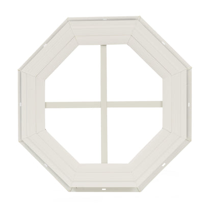 14" & 18" Octagon Gable Window, Fixed J-Lap Vinyl