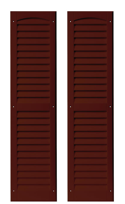 9" x 36" Louvered Shed Shutters, 1 Pair