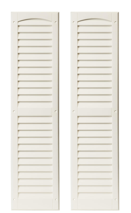 9" x 36" Paintable Louvered Shed Shutters, 1 Pair