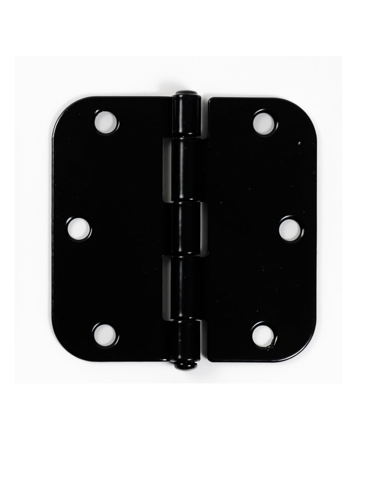 3-1/2" x 3-1/2" Rounded Butt Hinges, 18-Pack