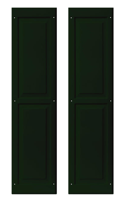 9" x 36" Raised Panel Shed Shutters, 1 Pair