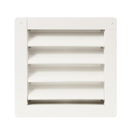 Wall Vent 8" x 8" Flush Mount Aluminum for Sheds, Playhouses, and Chicken Coops 1 PK