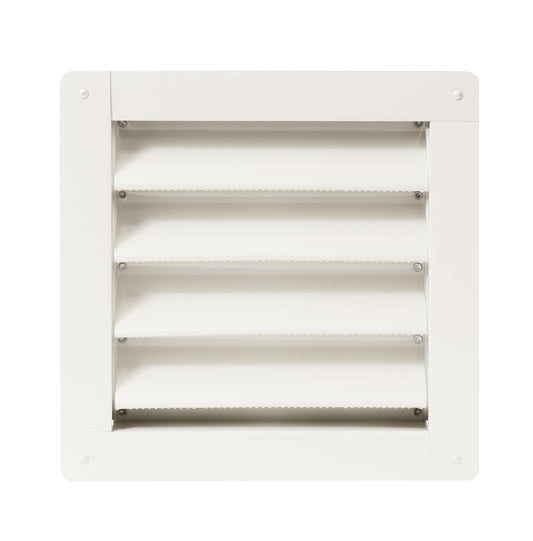 Wall Vent 8" x 8" Flush Mount Aluminum for Sheds, Playhouses, and Chicken Coops 1 PK
