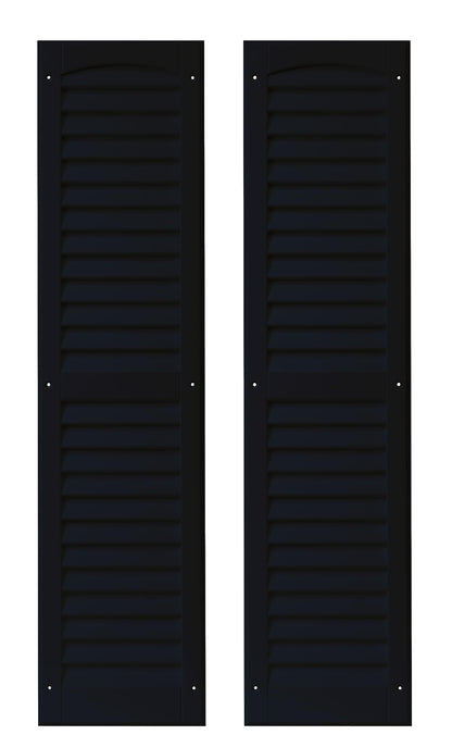 9" x 36" Louvered Shed Shutters, 1 Pair