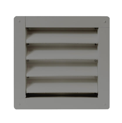 Wall Vent 8" x 8" Flush Mount Aluminum for Sheds, Playhouses, and Chicken Coops 1 PK