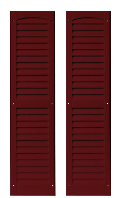 9" x 36" Louvered Shed Shutters, 1 Pair
