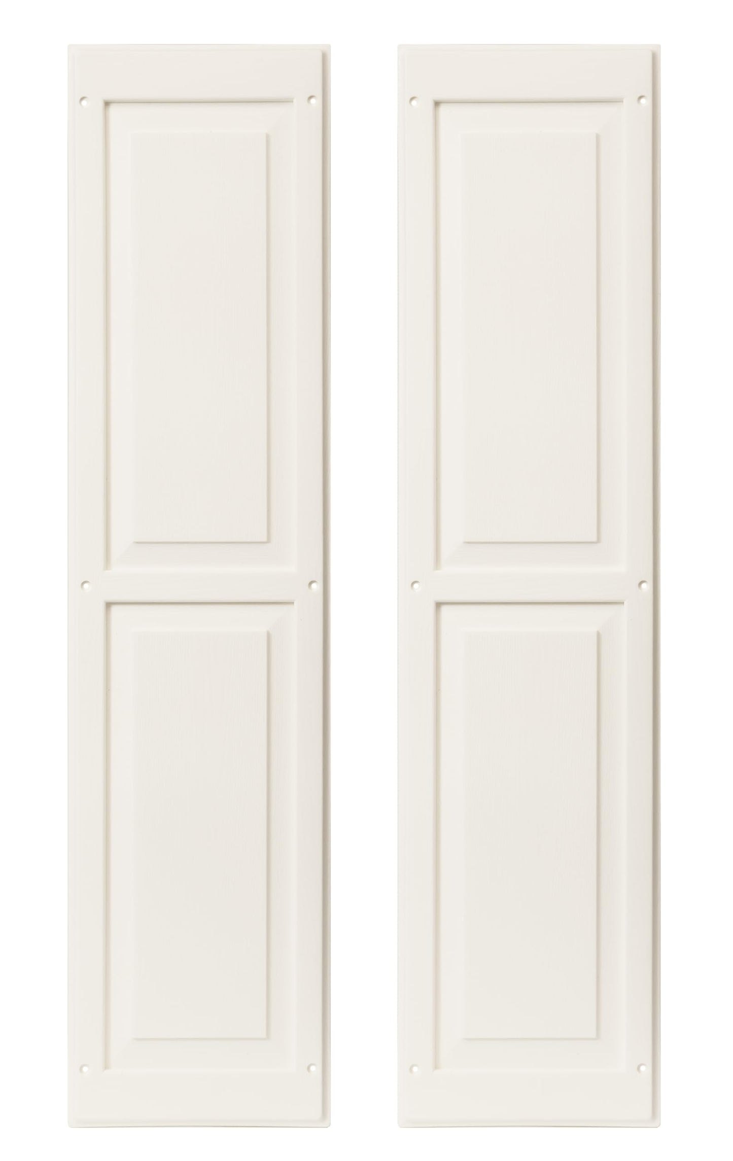 9" x 36" Raised Panel Shed Shutters, 1 Pair