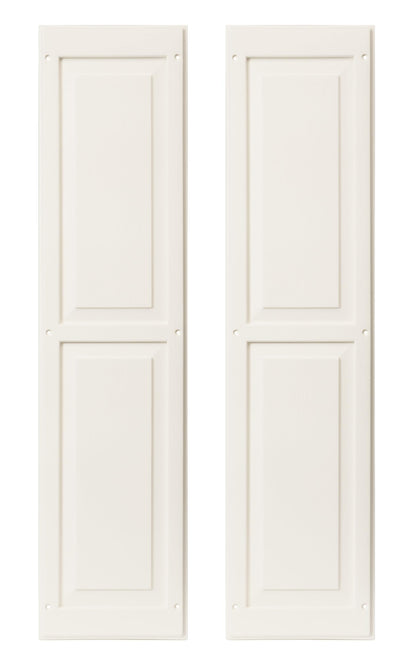9" x 36" Raised Panel Shed Shutters, 1 Pair