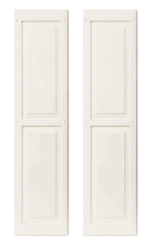 9" x 36" Raised Panel Shed Shutters, 1 Pair