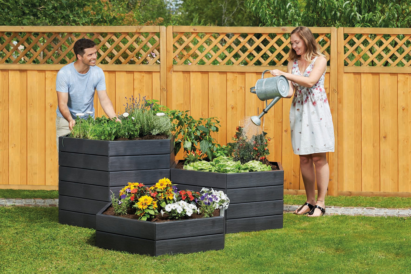 Raised Garden Bed Hexagonal