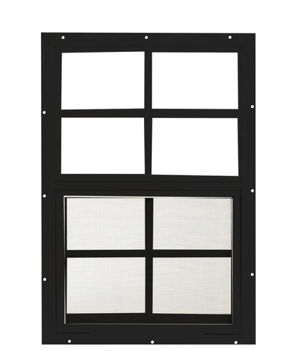 Apple Outdoor Supply 14x21 Shed Window, Flush Mount Sliding Window with Tempered Glass & Screen, 1-Pack