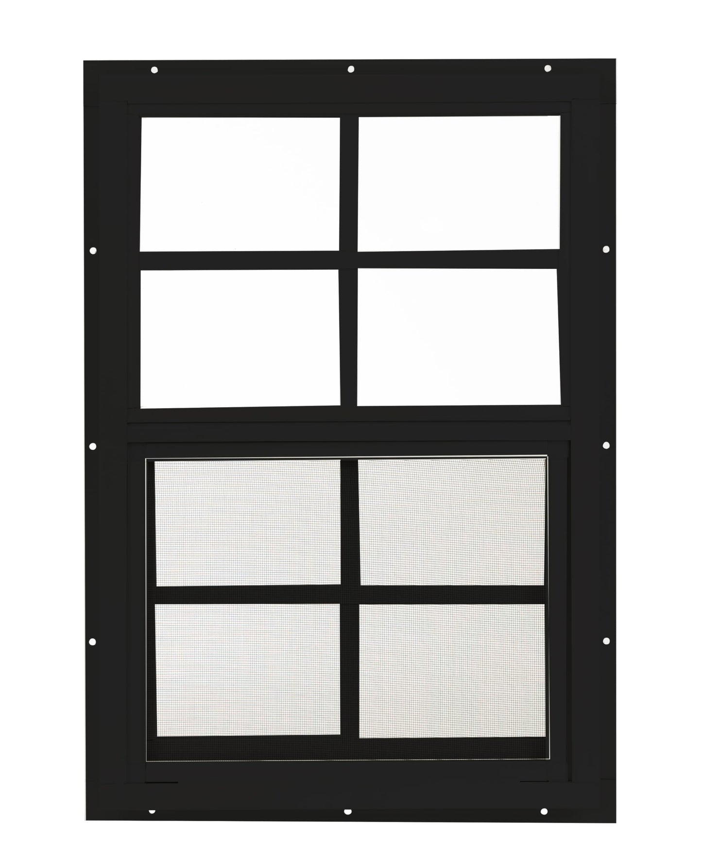 Apple Outdoor Supply 14x21 Shed Window, J-Lap Sliding Window with Tempered Glass & Screen, 1-Pack