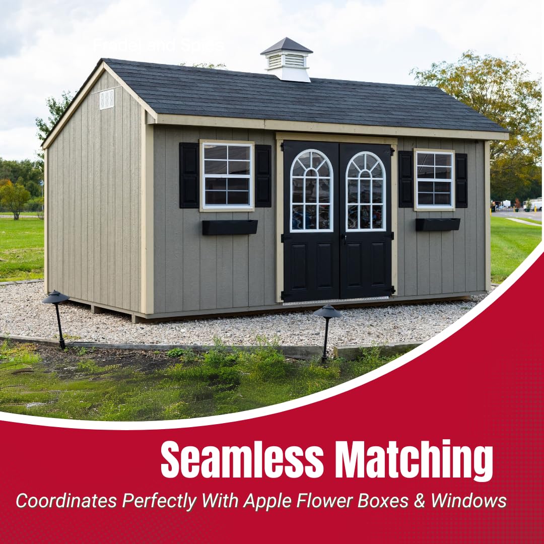 24" x 5" Flower Box for Shed Windows, 1-Pack