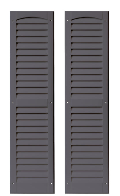 9" x 36" Louvered Shed Shutters, 1 Pair