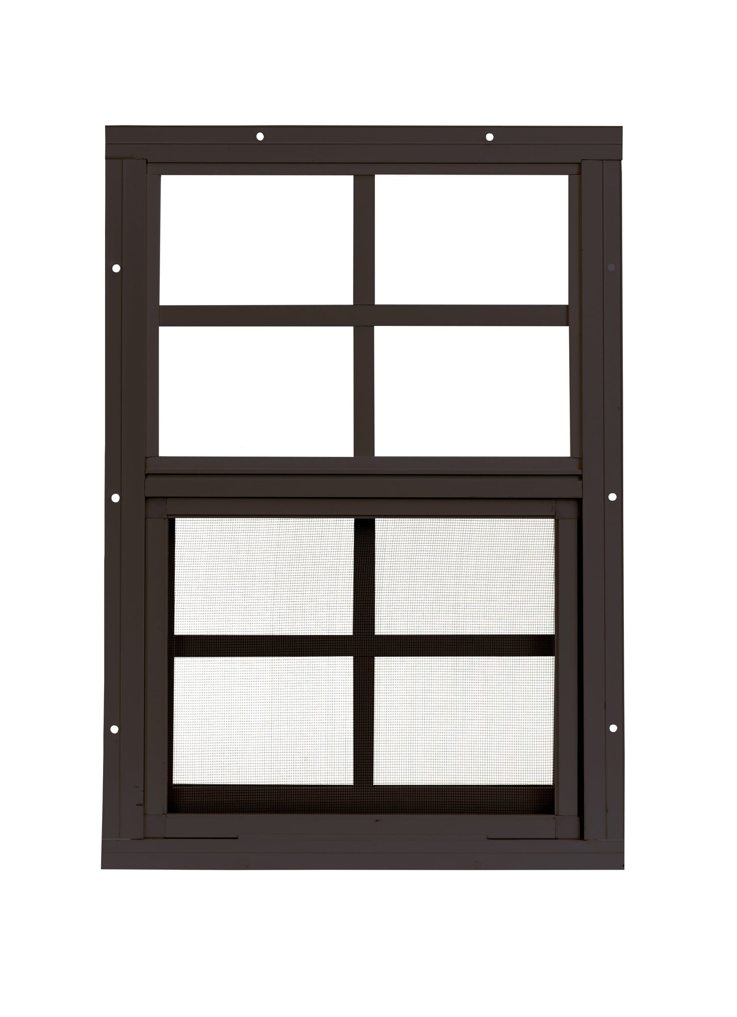 Apple Outdoor Supply 12x18 Shed Window, Flush Mount Sliding Window with Tempered Glass & Screen, 1-Pack