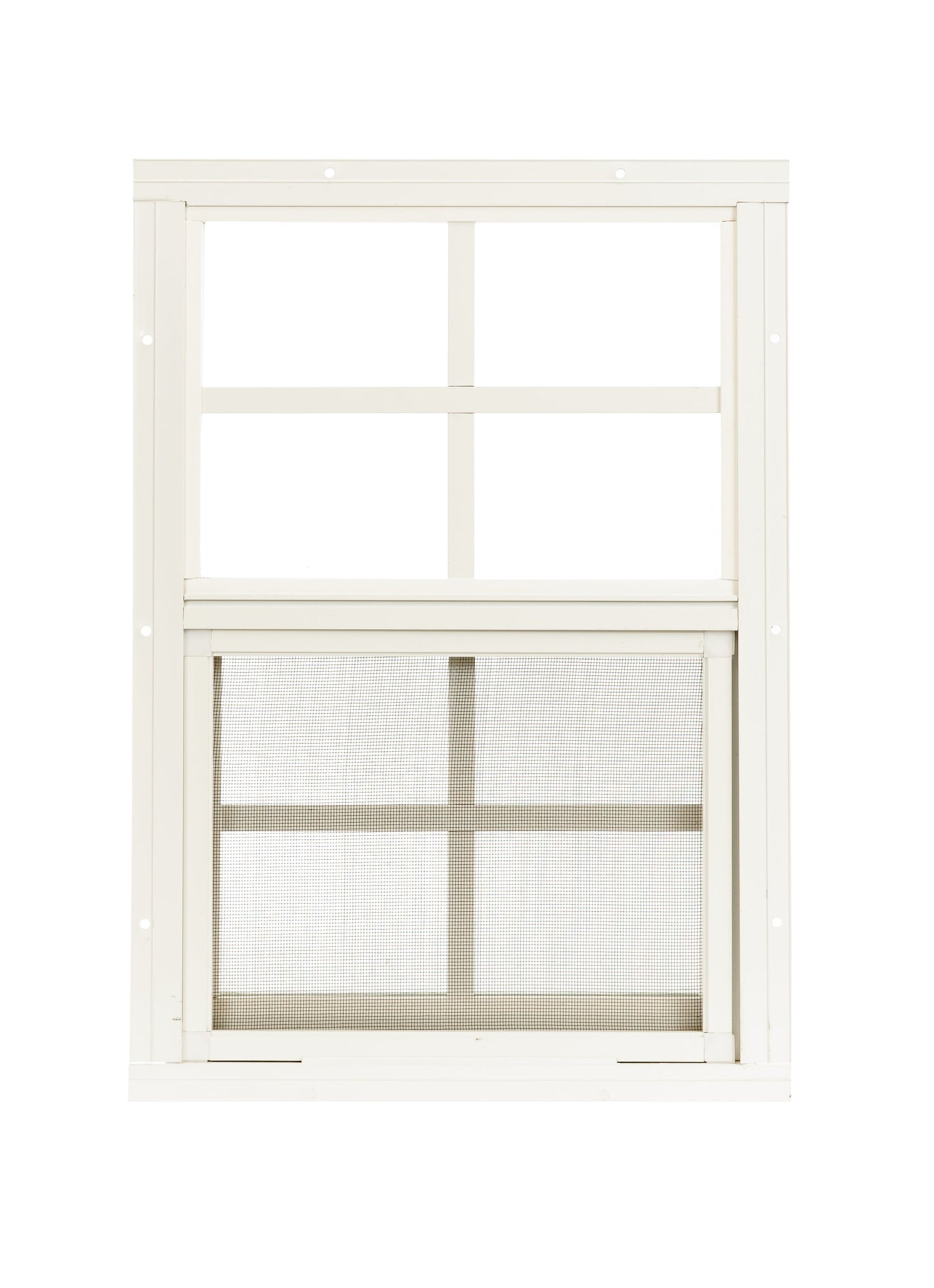Apple Outdoor Supply 12x18 Shed Window, Flush Mount Sliding Window with Tempered Glass & Screen, 1-Pack