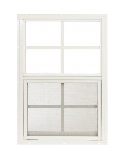 14" x 21" Flush Mount Sliding Shed Window | Tempered Glass, Screened, Rustproof Frame