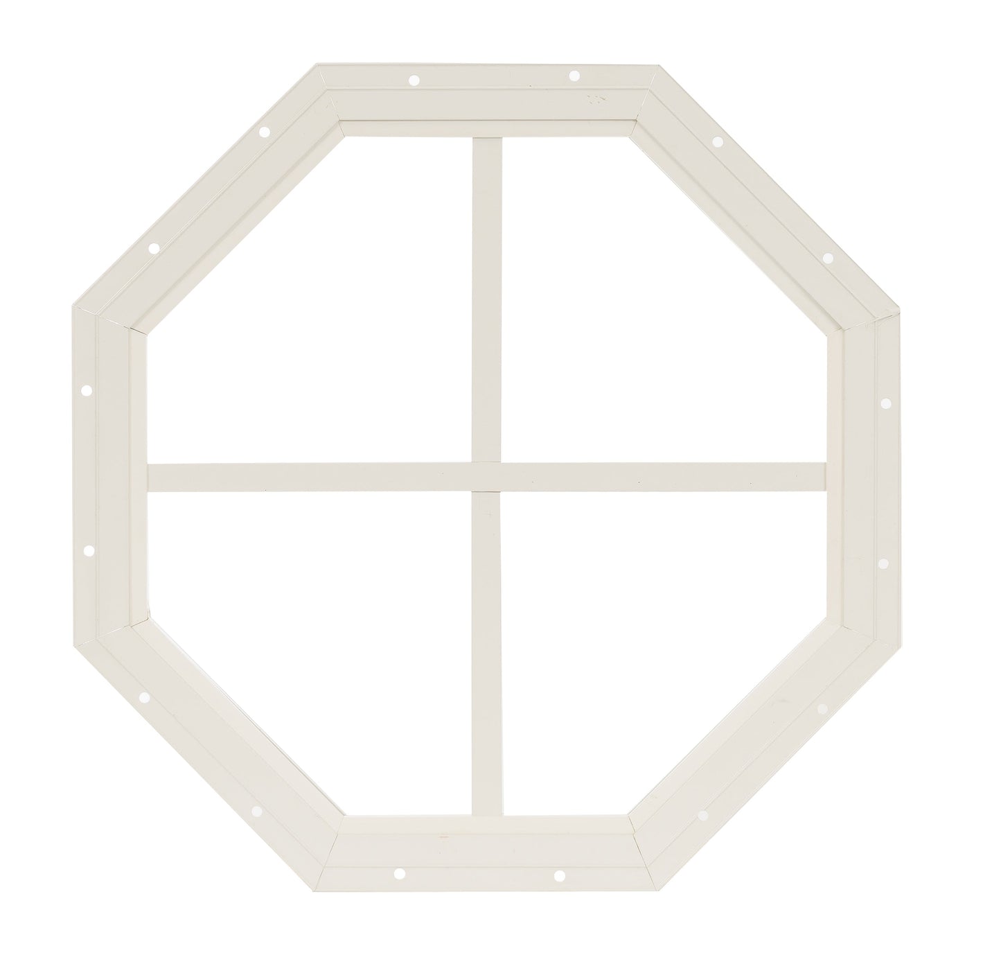 14" Octagon Gable Flush Mount Shed Window