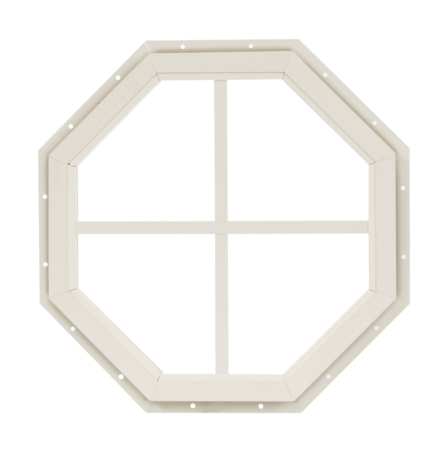 14" Octagon Gable J-Lap Shed Window