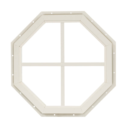14" Octagon Gable J-Lap Shed Window