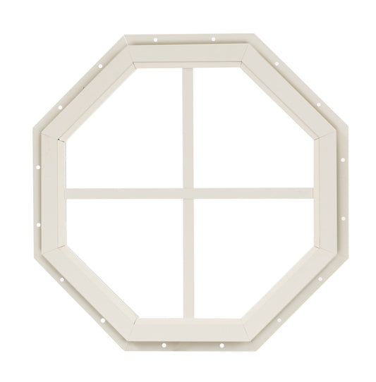 14" Octagon Gable J-Lap Shed Window