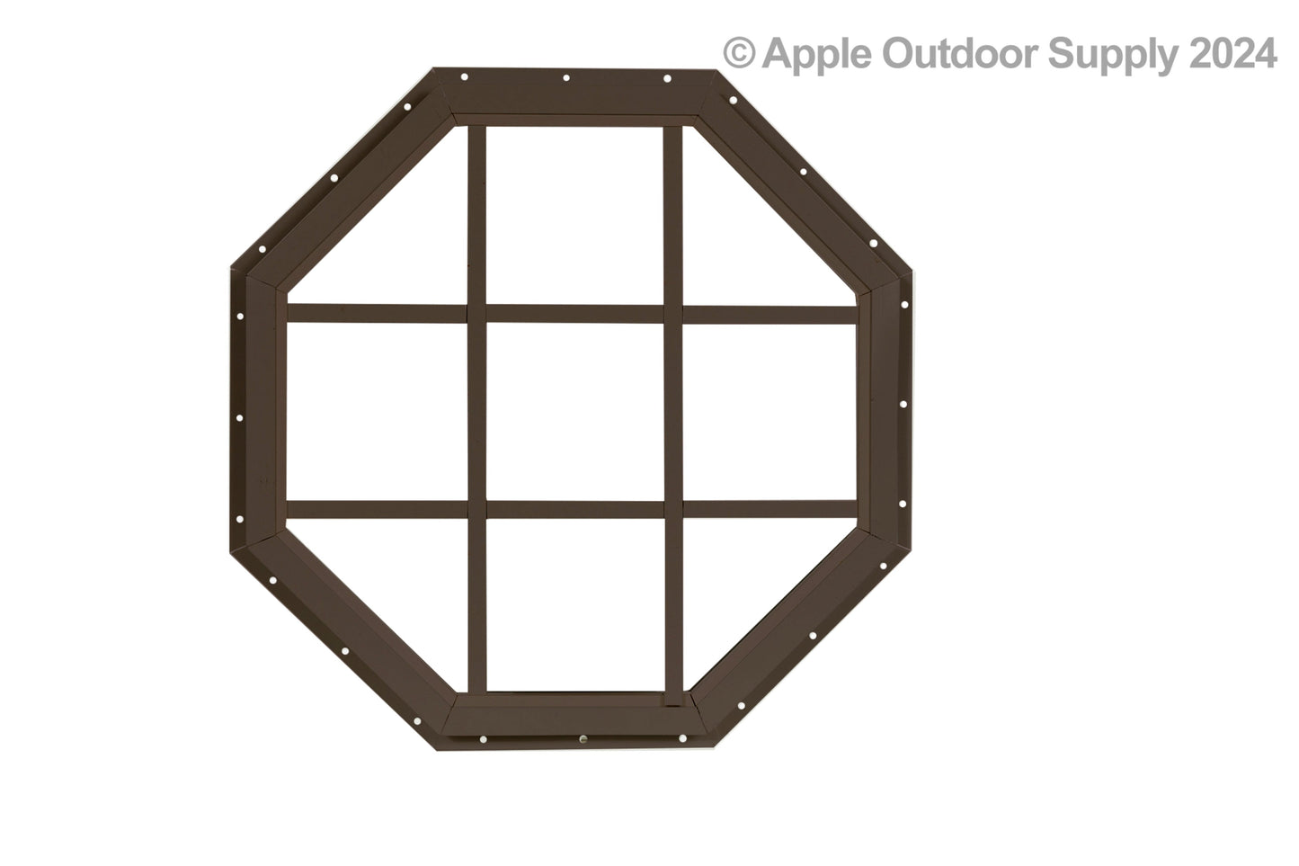 18" Octagon Gable J-Lap Shed Window