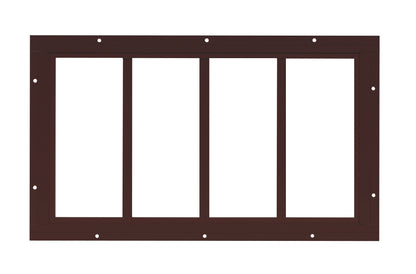 10.185" X 23" Transom Flush Mount Shed Window