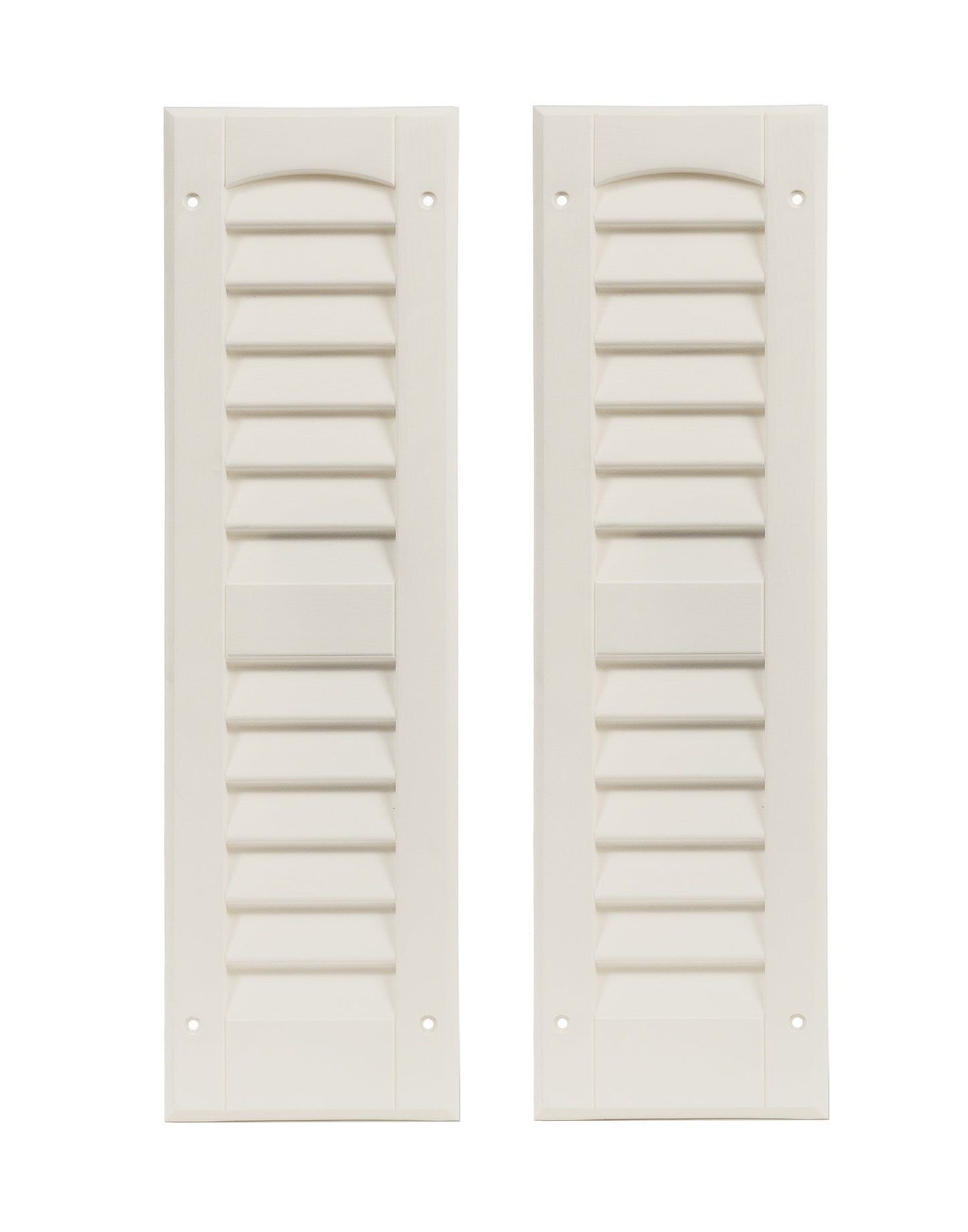 6" W x 21" H Louvered Shutters - 1 Pair