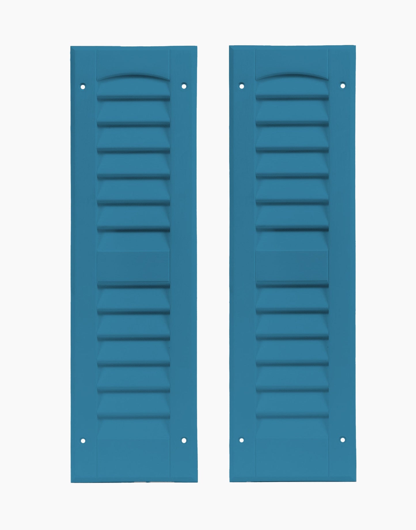 6" W x 21" H Louvered Shutters - 1 Pair