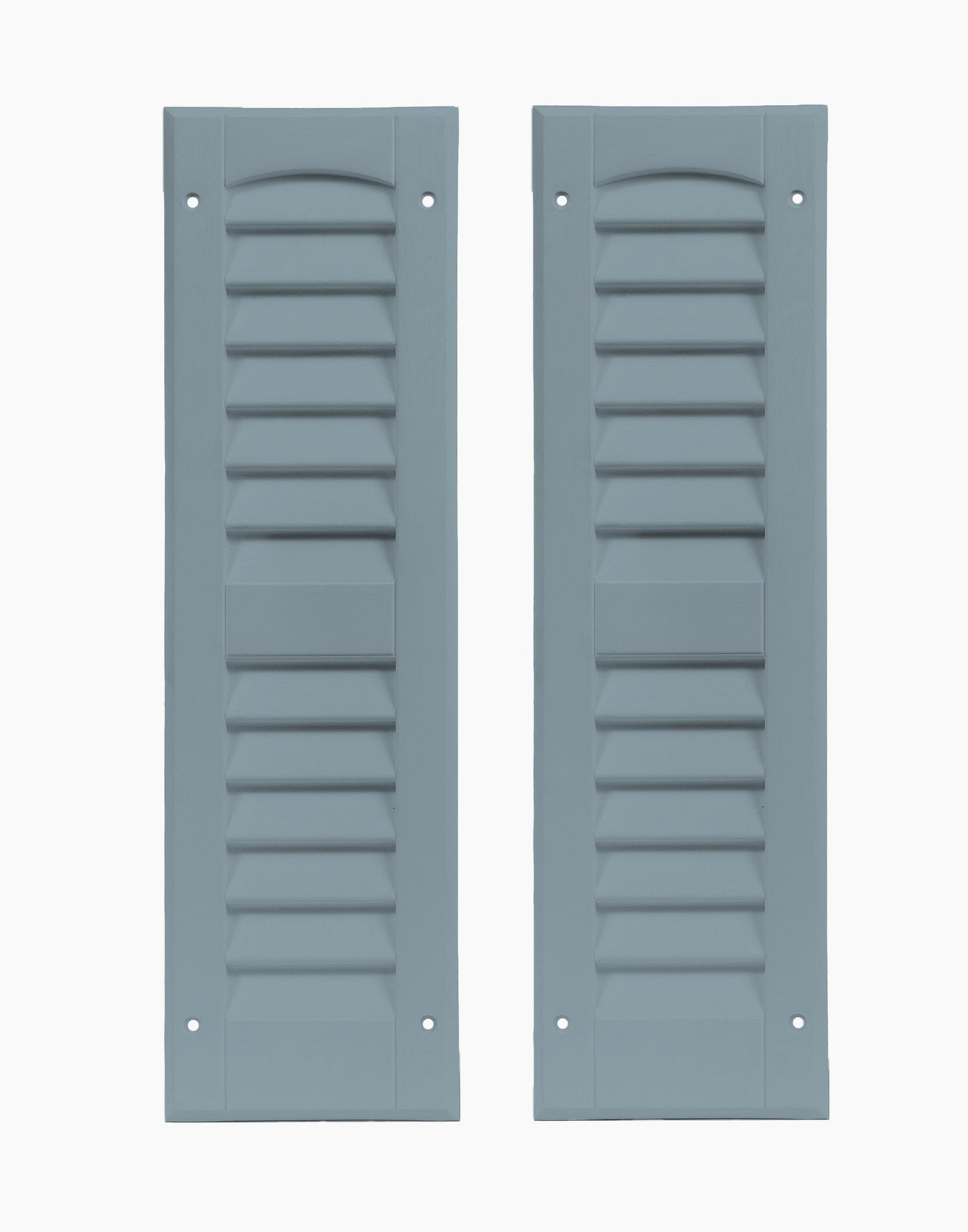 6" W x 21" H Louvered Shutters - 1 Pair