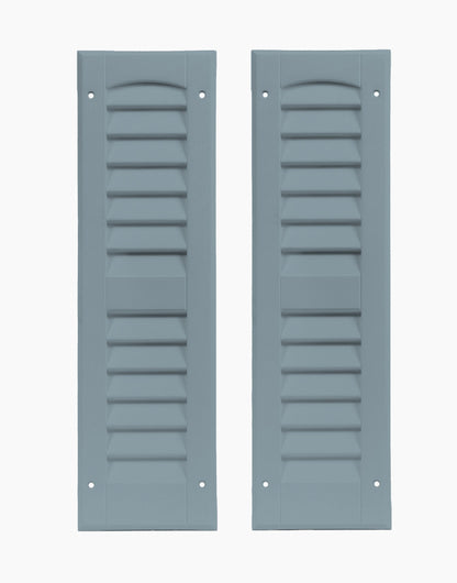 6" W x 21" H Louvered Shutters - 1 Pair